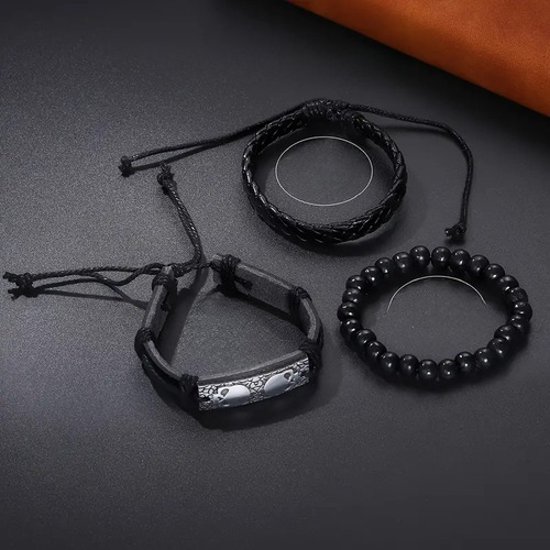 Suit 10 - Set De 3 Relojes Modernos Con Esfera De Calavera
