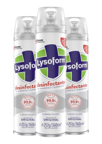 Lysoform Desinfectante Pack X3 Unidades