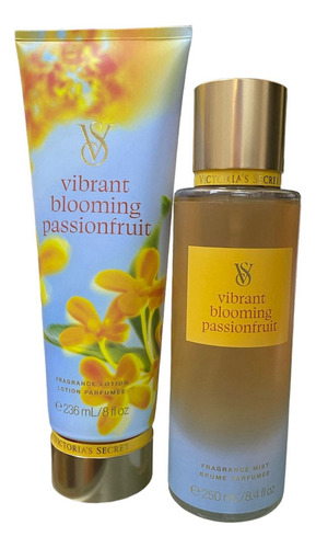 Victoria's Secret Set Blooming Passionfruit Loción Y Crema