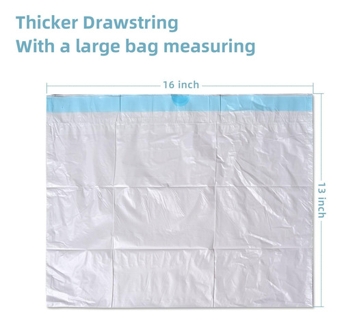 30 Count Travel Potty Refill Bags And Absorbent Pads.