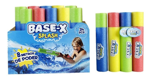 Combo X 5 Lanzadores De Agua Base-x Splash 25 Cm 8287