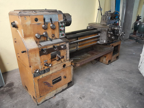 Torno Paralelo Usado Sideral De 1000 X 460 Con Accesorios (Usado)
