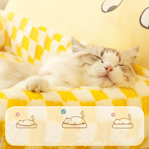 Cama De Gato Suave Y Acogedora Compatible Con 50cmx40cm