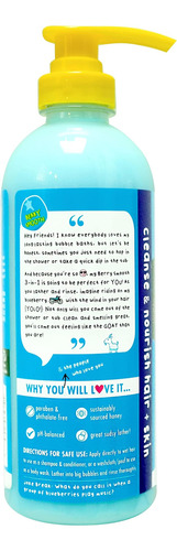 Sr. Bubble Berry Smooth 3 Em 1 Sabonete Líquido, Shampoo E C
