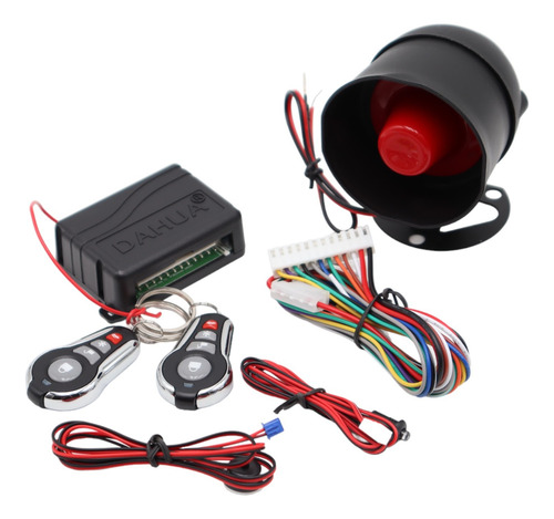 Alarma Seguridad Universal Antir 2 Controles Cromados Sirena