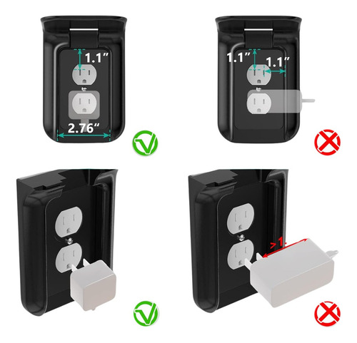 2 Estantes De Enchufe Para Asistente Virtual, Fácil Instalar