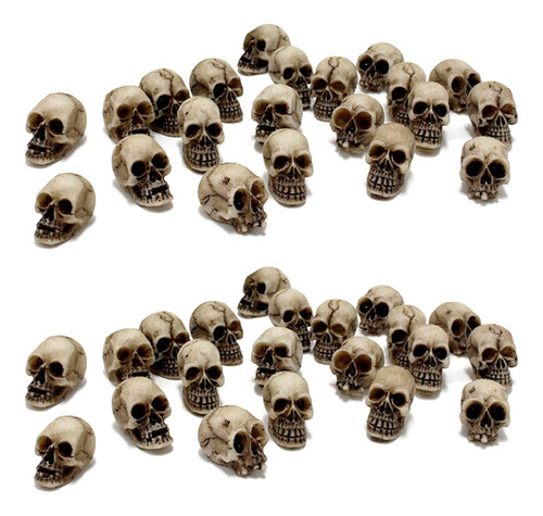 40 Piezas De Calaveras Humanas, Calaveras De Esqueleto Reali