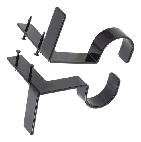 Soporte Para Barra De Cortina, 2 Piezas De Acero, 20 Libras,