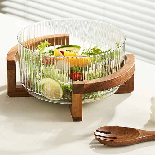 Envalía De Vidrio Bowl Fruth Bowl Serving Ensalada De La