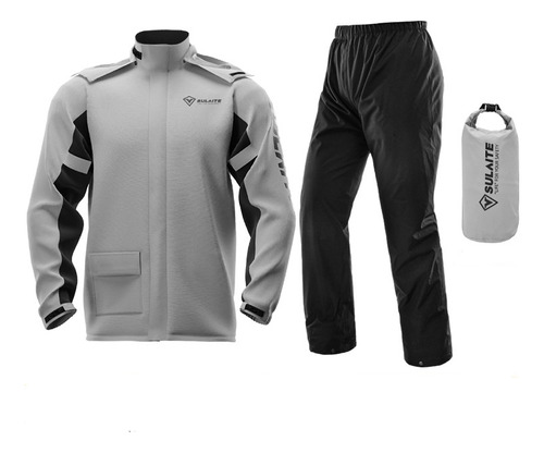 Set De Chaqueta Impermeable Y Pantalones Para Moto Outdoor R