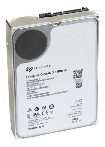 Imagen 2 de 3 de Disco Rigido 10tb 7.2k 256mb Seagate Exos X10 Enterprise