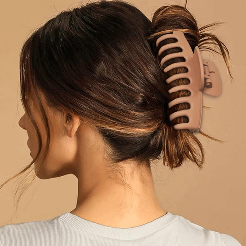 8 Pzs Pinzas Para Cabello Broches Cabello Grande Mujer Color Multicolor