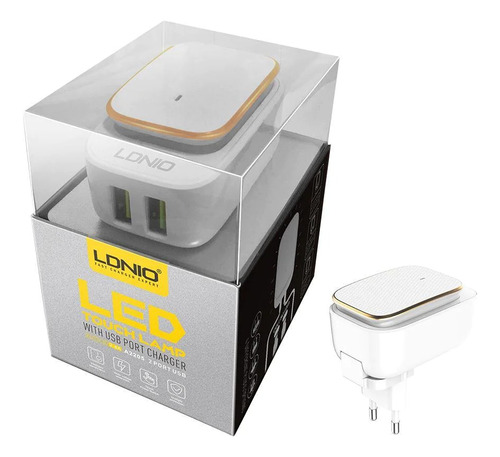 Cargador Para iPhone Y Android Ldnio Touch Lamp Led A2205