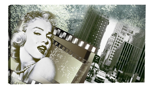 Quadro Decorativo Cinema Retrô Marilyn Monroe 55x100 R6