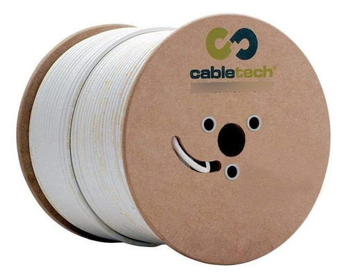 Cabo Coaxial Rg6 90% Bob. 305m - Cabletech