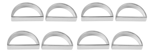 Anillos Para Servilletas De Mesa, 8 Unidades, Semicírculos P