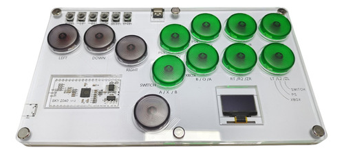 Botón Mecánico Arcade Joystick Para Pc/ps4/switch Verde