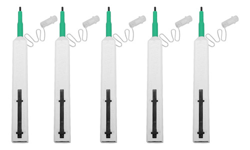 Lápiz Limpiador Para Conectores De Fibra Óptica, 5 Unidades