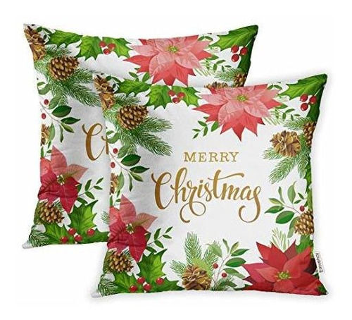 Emvency Conjunto De 2 Throw Pillow Funda Para Decorativo Del