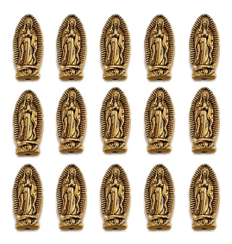 60pcs Cuentas De Oro Antiguo Nuestra Señora Medalla Milagr.