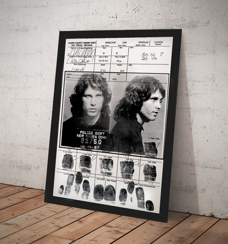 Cuadro The Doors Wanted Lamina Cuadro Jim Morrison 1967