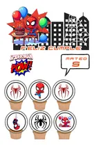 Comprar Cake Topper Pincho Personalizado Adorno Torta Hombre Araña
