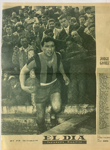 Deportivo El Día, 1959, 8 Páginas, Fútbol Uruguay, Cr06