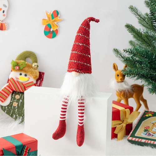 Felpa De Gnomos Navideños Accesorios De Tela De Escritorio D