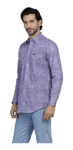 Imagen 2 de 5 de Camisa Vaquera Wrangler Hombre 20x W07