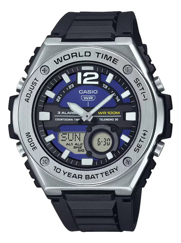 Reloj Casio World Time Mwq-100-2av Ts