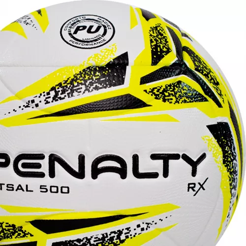 Bola de Futsal Penalty RX 500 XXIII - Branca e Amarela - Mercadão Dos  Esportes, loja de materiais esportivos