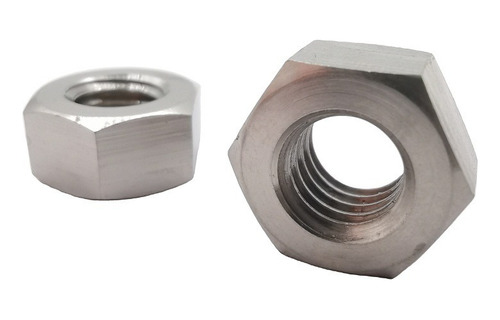 Tuerca Hexagonal De Titanio M8x1.25 Paquete 10 Piezas