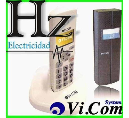 Kit Portero Electrico Inalambrico + 2 Telefonos Vi.com 3622f