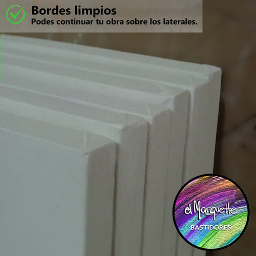 Pack X10 Bastidores Entelado 20x20 Elmarquette