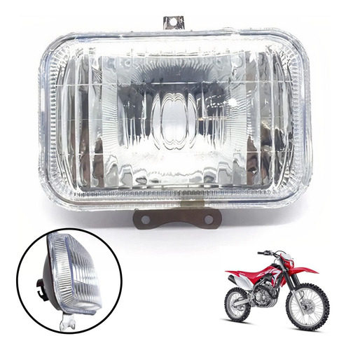 Bloco Óptico Do Farol Crf 230/ Crf 250f Sem Lâmpada Scud