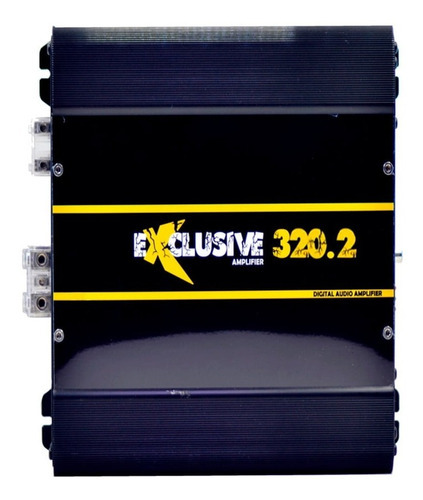 Módulo Exclusive Amplificador 320 Wms Digital 320.2 - 2 Ohms Cor Preto