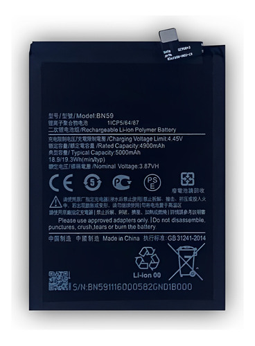 Batería Pila Para Teléfono Xiaomi Redmi Note 10 Note 10s