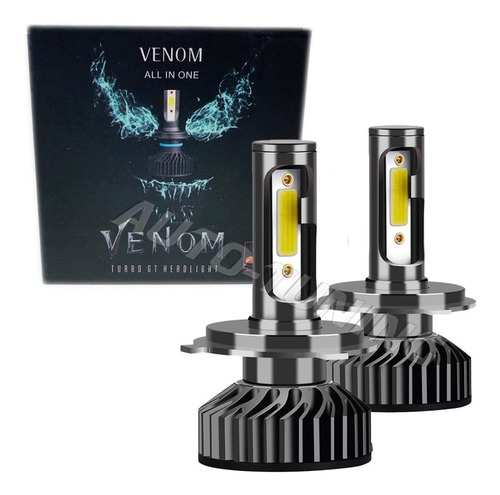 Kit Cree Led Venom  H7 H1 9006 H11 20000 Lm 6.500 K 36w 