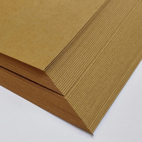 Imagen 3 de 5 de Papel Kraft A4 Misionero Madera 120 Grs Paquete 100 Hojas