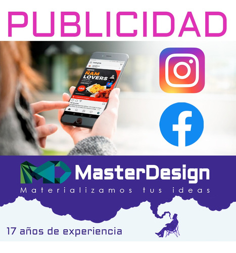 Imagen 1 de 5 de Diseño Redes Sociales Publicidad Instagram Facebook Ads