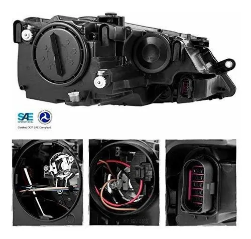 Faros Delanteros Directos Para Vw Jetta 11-18