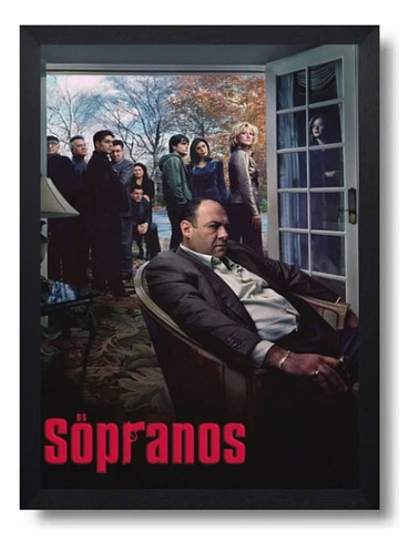 Cuadro The Sopranos Marco Con Vidrio 35x50