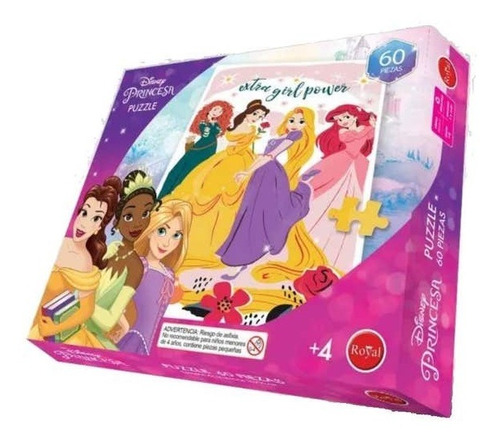 Puzzle 60 Piezas Princesas