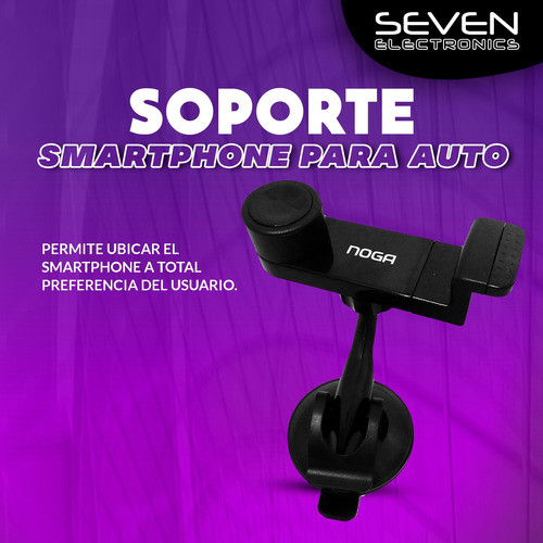 Soporte Celular Auto Noga Hg-hold3 Sopapa 6.3
