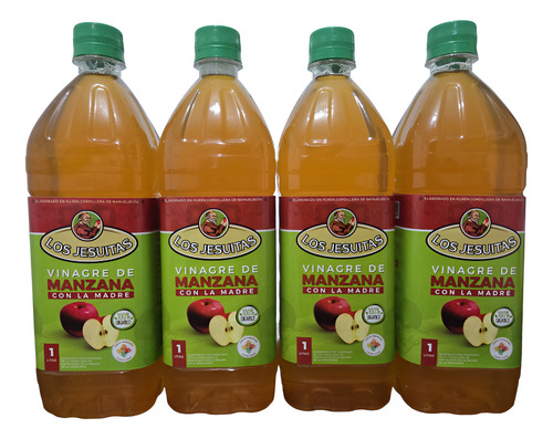 Vinagre De Manzana Los Jesuitas Pack 4l | Orgánico Con Madre
