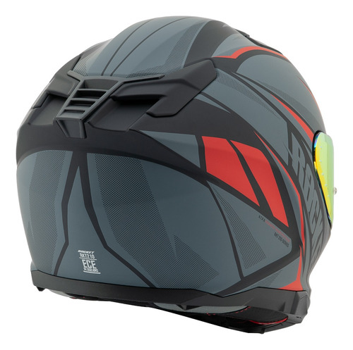 Casco Integral Joe Rocket Rkt210 Reactor + Mica Iridium Negro Lisa L
