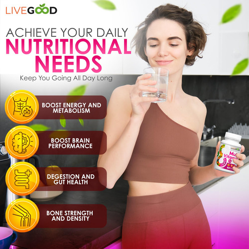 Livegood Multivitamínico Mujeres Con Hierro 60 Cápsulas