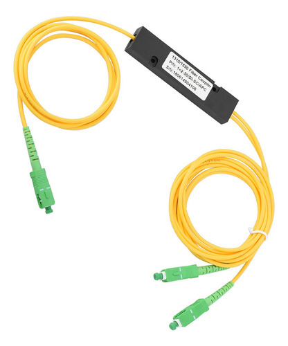 Divisor De Fibra Óptica Monomodo Sc Apc 1x2 Plc Sc/upc Pcl