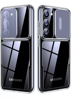 Funda Samsung Galaxy S23 Transparente C/cubierta Para Camara