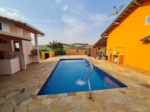 Imagem 18 de 26 de Linda Chácara Com 2 Dormitórios, Piscina, Jardim, Horta, Bem Localizada, À Venda, 500 M² Por R$ 460.000 - Zona Rural - Pinhalzinho/sp - Ch1038